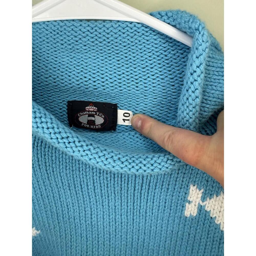 Chatham TCG Kids Fish Sweater Size 10 - Fun & Cozy! - Picture 3 of 3
